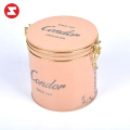 Food grade fancy empty colorful small round mint metal gift tin can tin box tin case